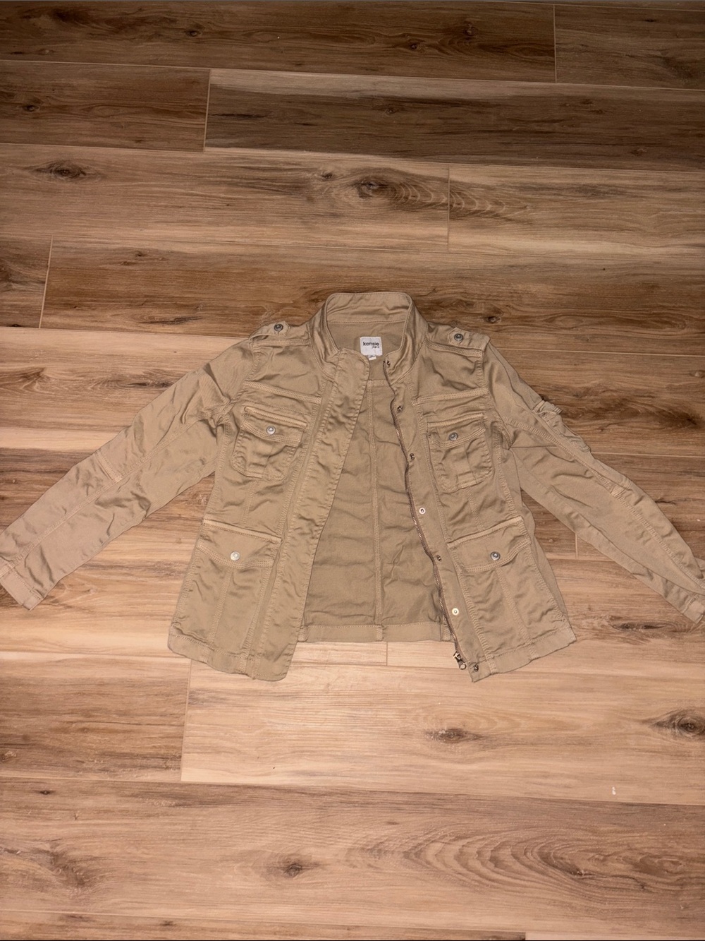 Kensie Light Tan Utility Jacket